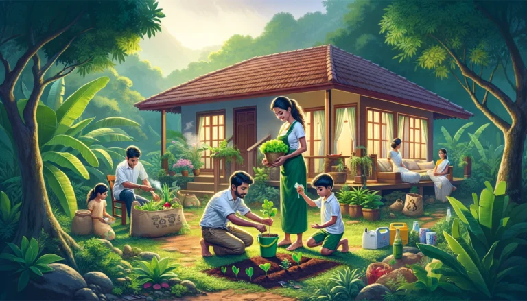 Green Harmony: A Sri Lankan Family’s Journey to Eco-Conscious Living